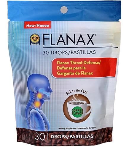 Amazon.com: Flanax Cough Relief Throat Lozenges 20 ea (Pack of 8